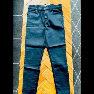 Topshop coated Jamie jeans